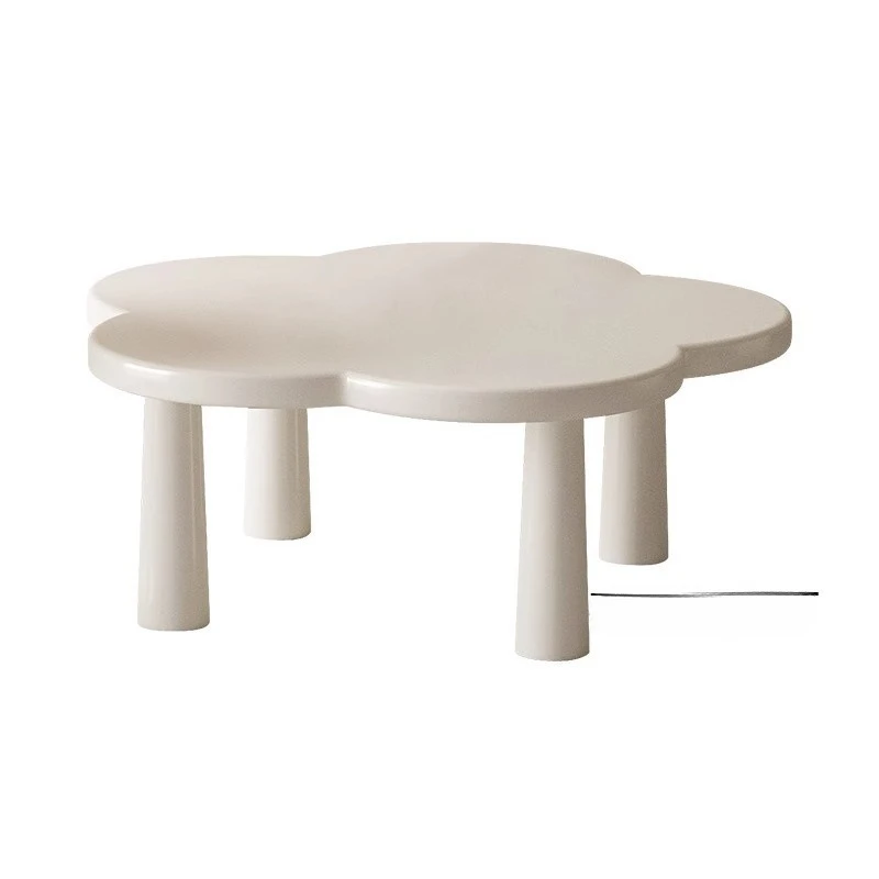 

Кремовый ветер, простой журнальный столик с лепестками для детей и мам, скандинавский журнальный столик для маленькой квартиры, гостиной, корейский цветочный чай особой формы