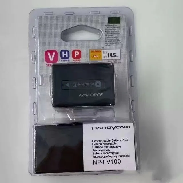 Original NP-FV100 FV100 Camera Battery For Sony NP-FH30 NP-FH40 NP-FH50 NP-FH70 NP-FH100 DSC-HX1 HX100V HX200 HX200V  Charger