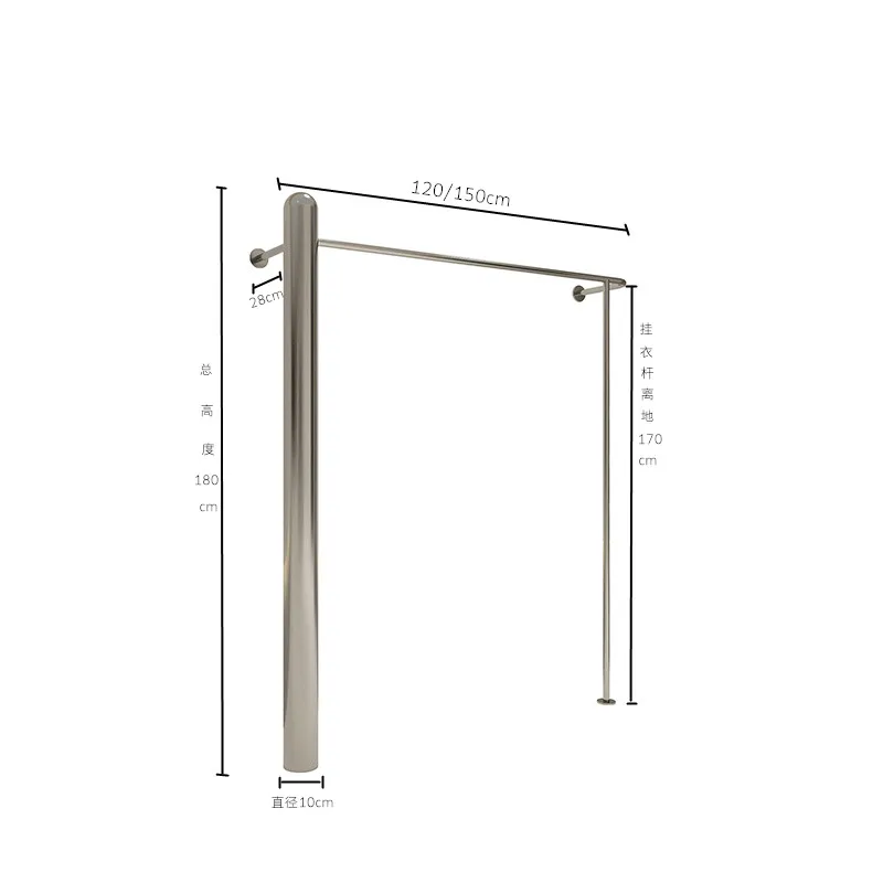 Kledingrek Hangende hanger Plank