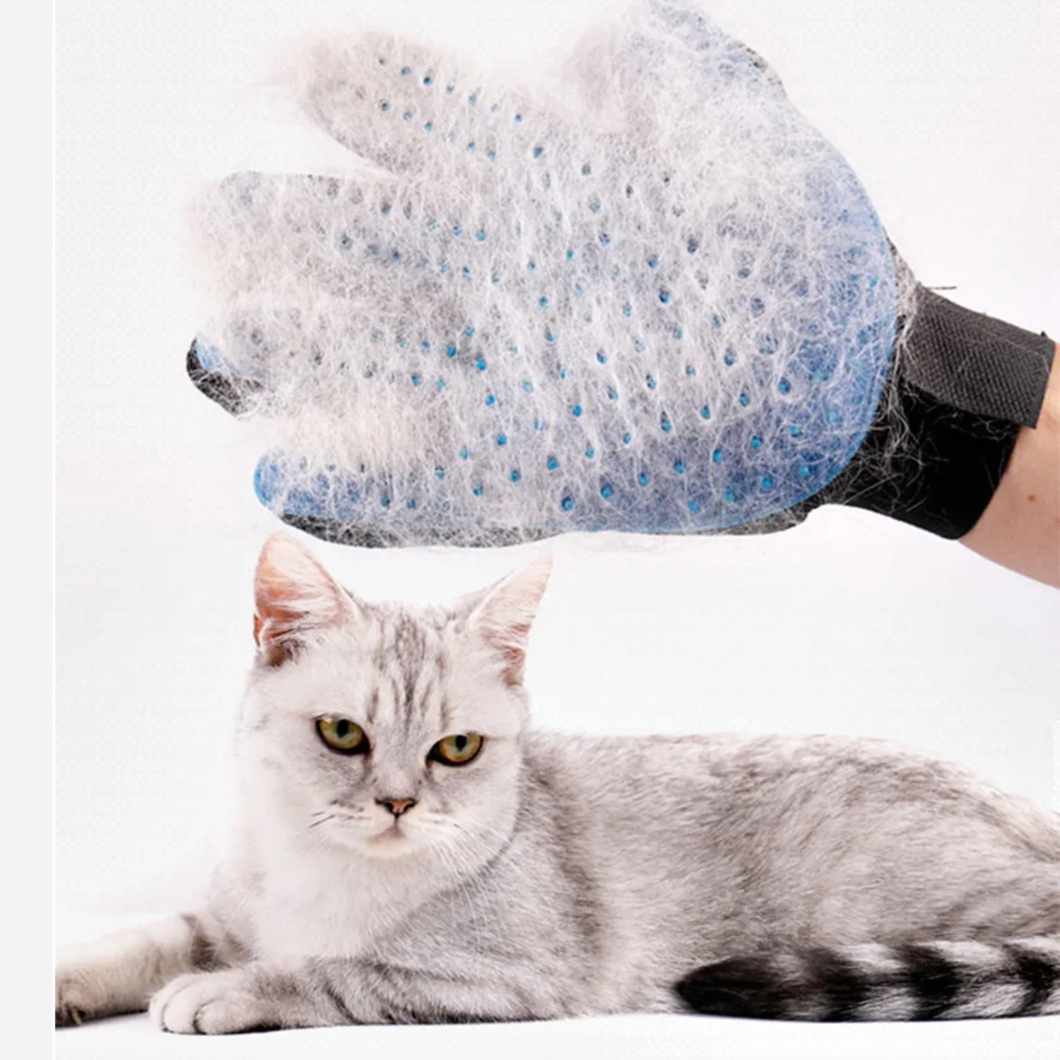 

Pet Glove Cat Grooming Glove Cat Hair Deshedding Brush Gloves Comb Gloves Pet Dog Clean Massage Glove Animal Bath Hair