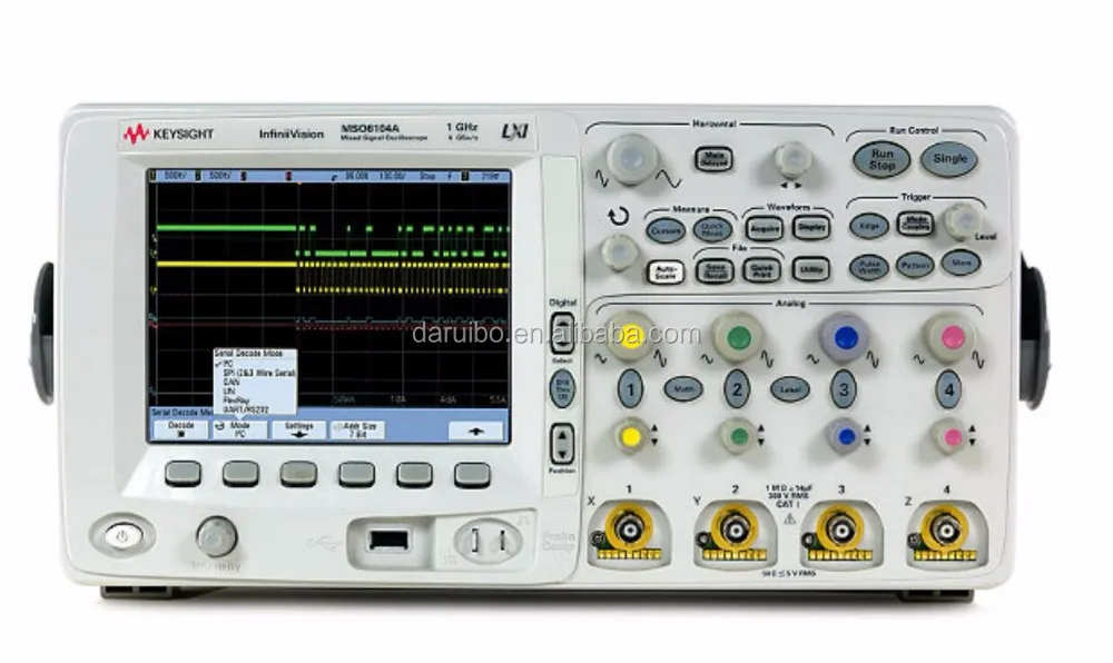 Osciloscópio Keysight MSO6104A, sinal misto, 1 GHz 4+16 (MSO6104A)