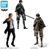 Original Genuine Banpresto Attack On Titan Figure Eren Jaeger Levi Ackerman Figure Anime Model Collectible Boxed Dolls Toy Gift