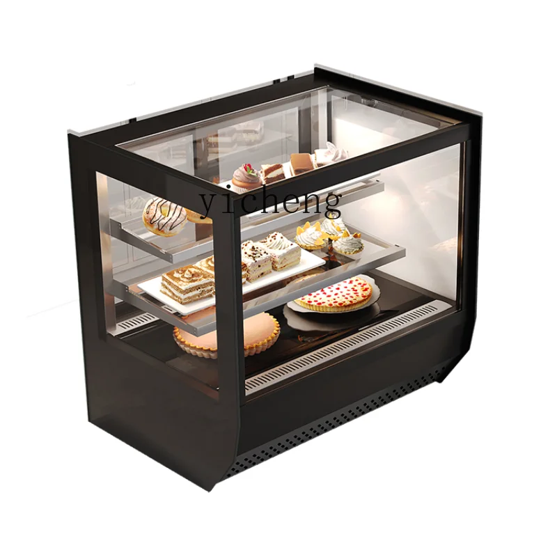 Tqh Dessert Refrigerated Cabinet Small Cake Show Case Air-Cooled Dessert Mousse Milk Tea Western Point Fruit Cooked Food