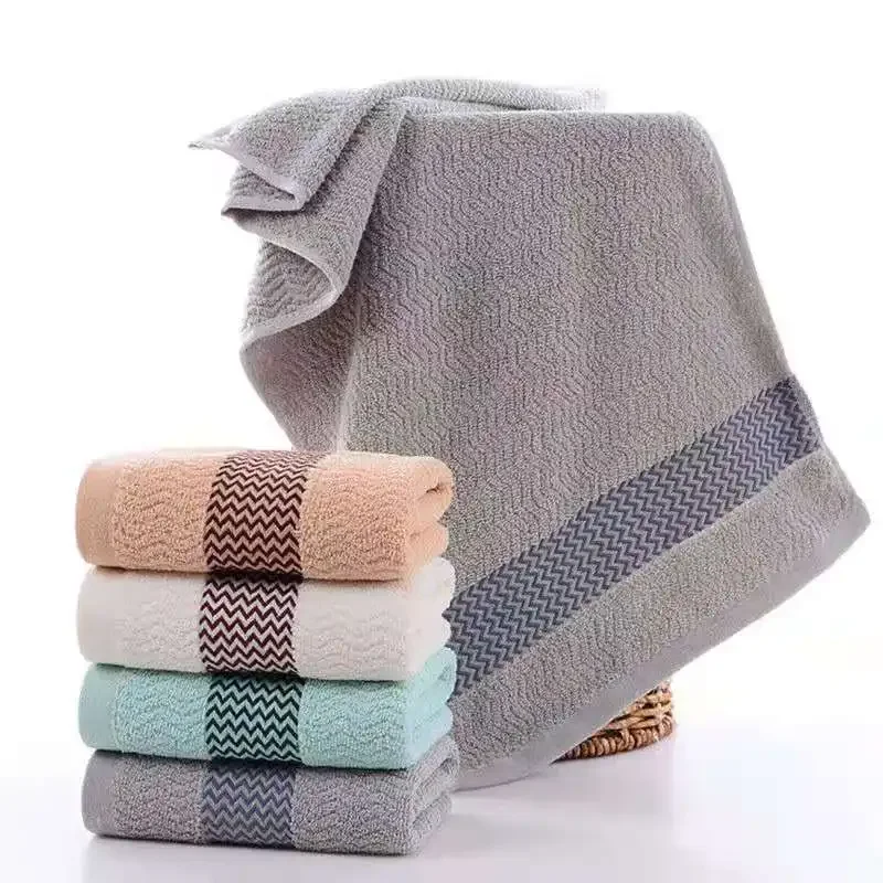 2 Towels Thickened Absorbent Towel Pure Cotton Quick Absorbent Soft Quick Dry Thickened Face TowelSize@@See below for Size Descr