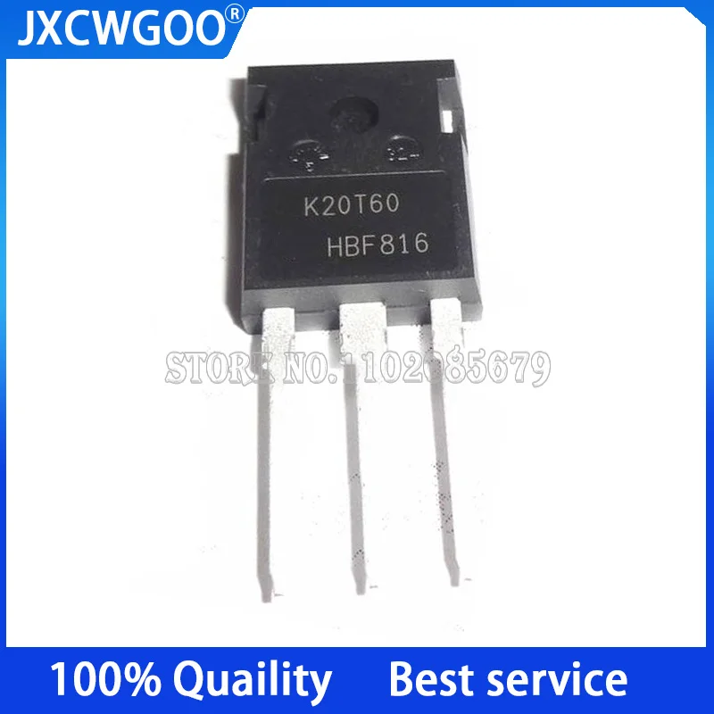 5PCS IKW20N60T K20T60 TO-247 IGBT power tube  New original