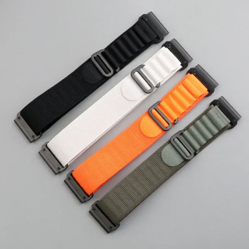 26 22mm Quick Nylon Watchband For Garmin Fenix 5 5X Plus 7X 6 6X Pro 3/3HR Forerunner 935 945 Smartwatch Watch Alpine Loop Band