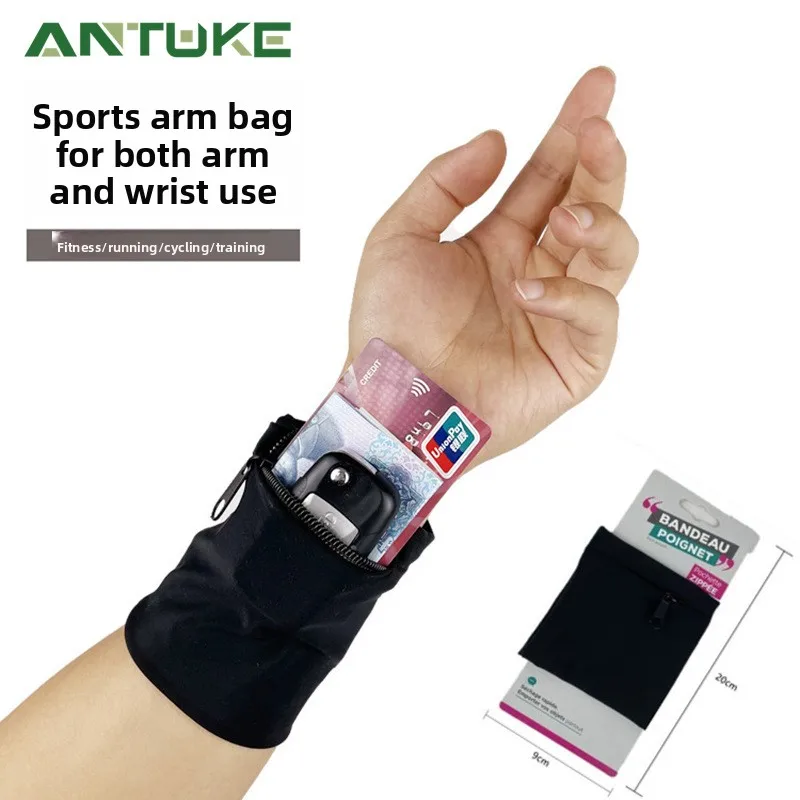 

Outdoor Sports Wrist Bag Arm Sleeve Cycling Mobile Phone, Fitness Arm Bag Wrist Bag Guard Ring Running Storage