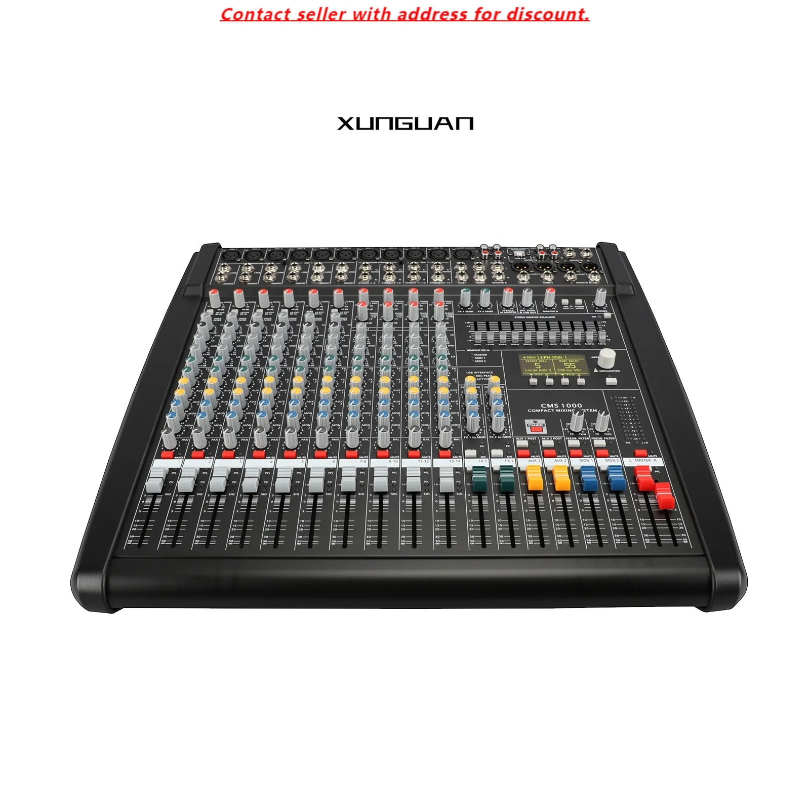 

CMS1000-3 High-quality Profession Karaoke 10 Channel Audio Mixer For Live Sound
