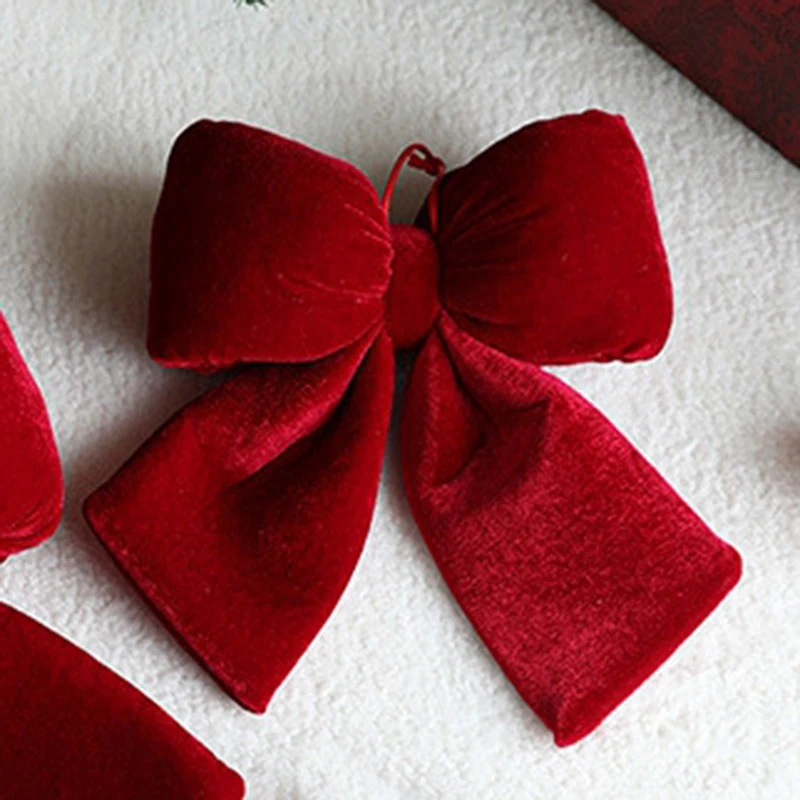 Red Bows, Partydecorations, Various Parties At The Door Of Home Parties, And Bow Ornaments For Valentine's Day Parties.