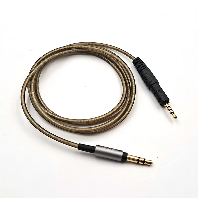 For Audio Technica ATH-M40X M50X M60X M70X Sennheiser HD2.30 HD560S Earphone Replaceable 3.5mm to 2.5mm Silver Plated Cable
