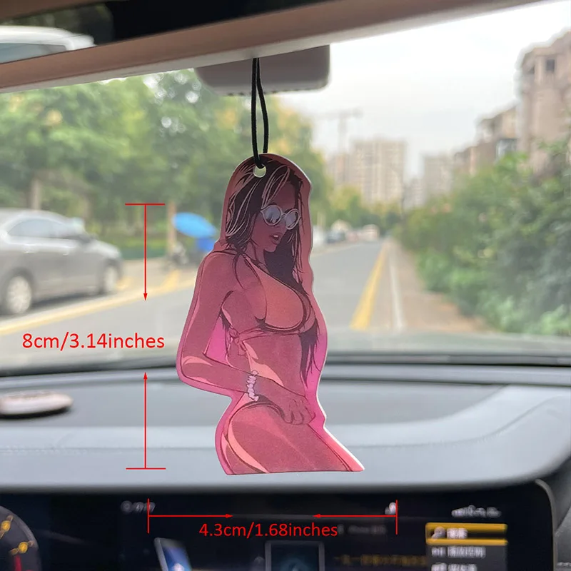 Bikini sexy girl car aromatherapy air freshener cartoon wardrobe toilet natural aromatherapy decoration Arctic ice fragrance