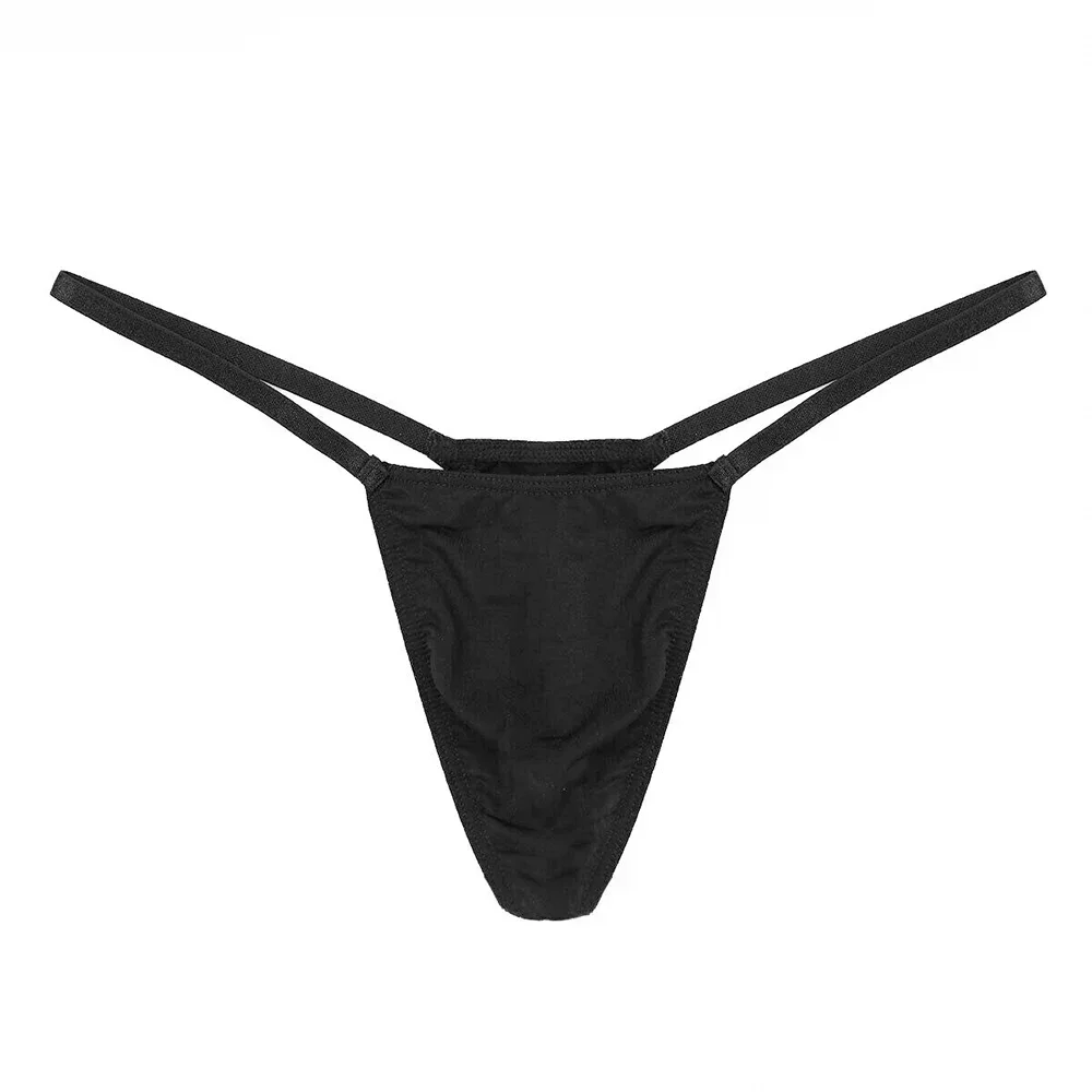 Sexy See Through Men\'s Underwear T-Back G-Strings Thongs Breathable Mesh Bulge Pouch Briefs Panties Low Waist Man Underpants