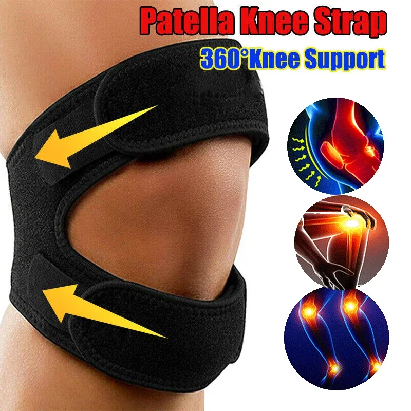 1PC Patella Belt Elastic Bandage Sports Knee Support Tape Sport Strap Knee Pads Protector Fitness Basketball Sports Knee Brace