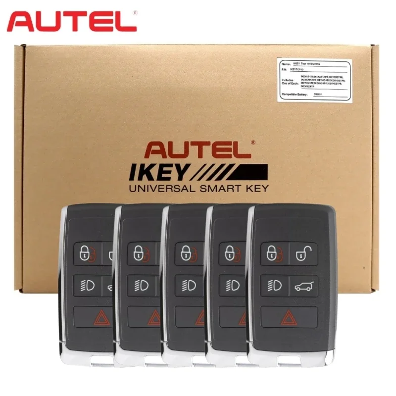 

5PCS Autel IKEYLR005AL Fit For Land Rover Style Smart Key 315/433 MHz 5 Button