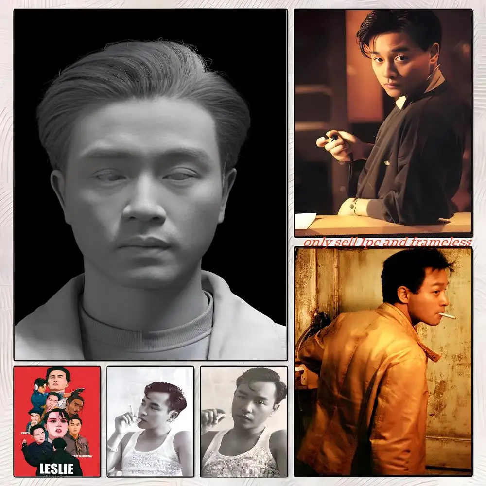 Leslie Cheung Singer Poster Gift with prints Home bedroom living room decoration promotion and display