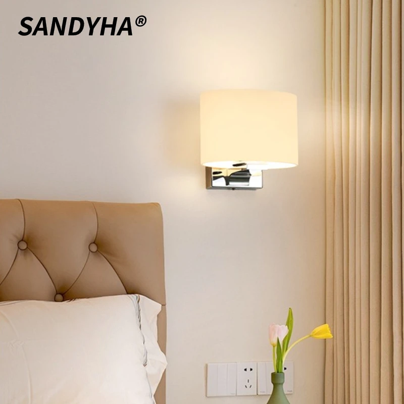 

Modern Minimalist Creative Wall Light Glass Lampshade Design LED Lamp Living Room Decoration Bedroom Bedside Lighting Fixtures