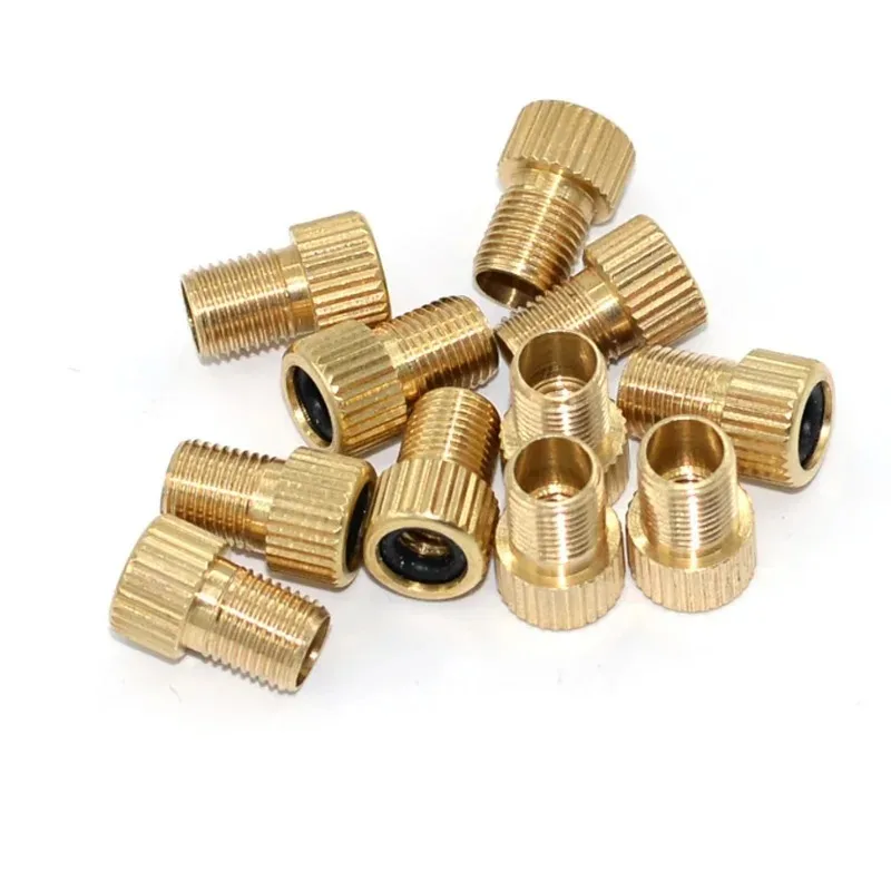AliExpress 2/5/10PCS F/V To A/V Valve Adapter Bike Value Converter Presta To Schrader Bike Tire French Valve Adapter Bicycle Accessories