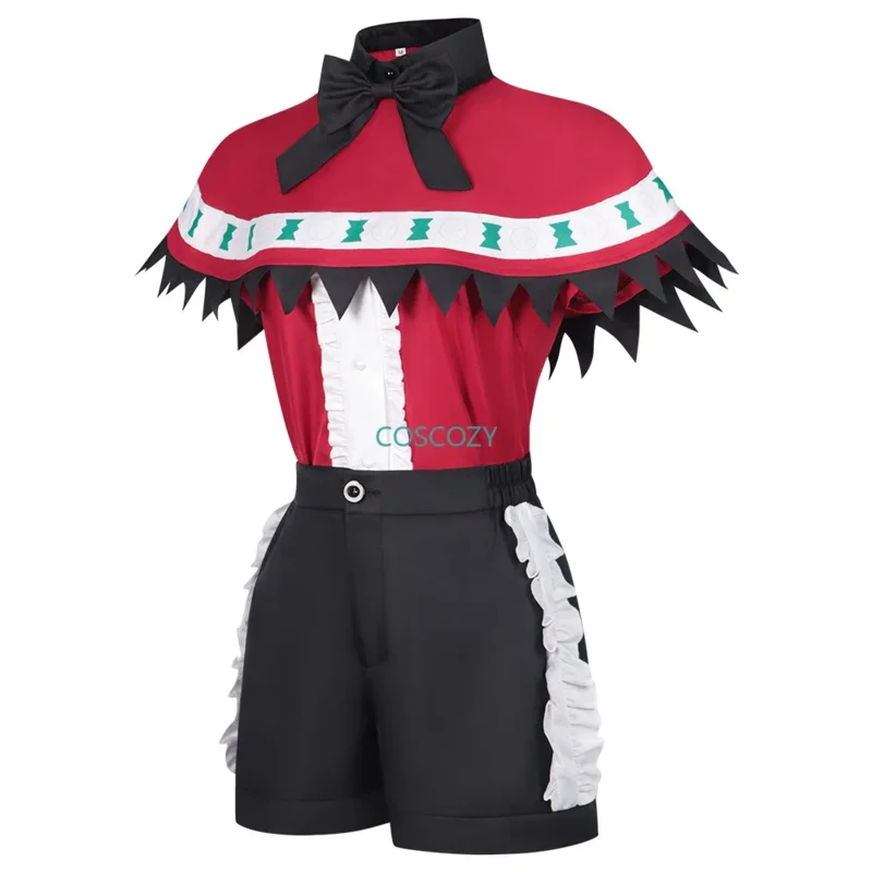 

ss13Новый аниме Oshi No Ko Memu, карнавальный костюм, парик, юбки, костюм Mem Cho, красная сценическая форма, женский наряд для вечеринки на Хэллоуин