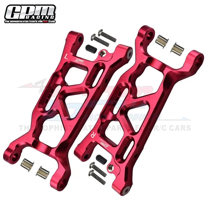 GPM Aluminum Front Lower Arms For LOSI 1/10 Lasernut Tenacity Ultra 4 Rock GPM Part  LOS234016