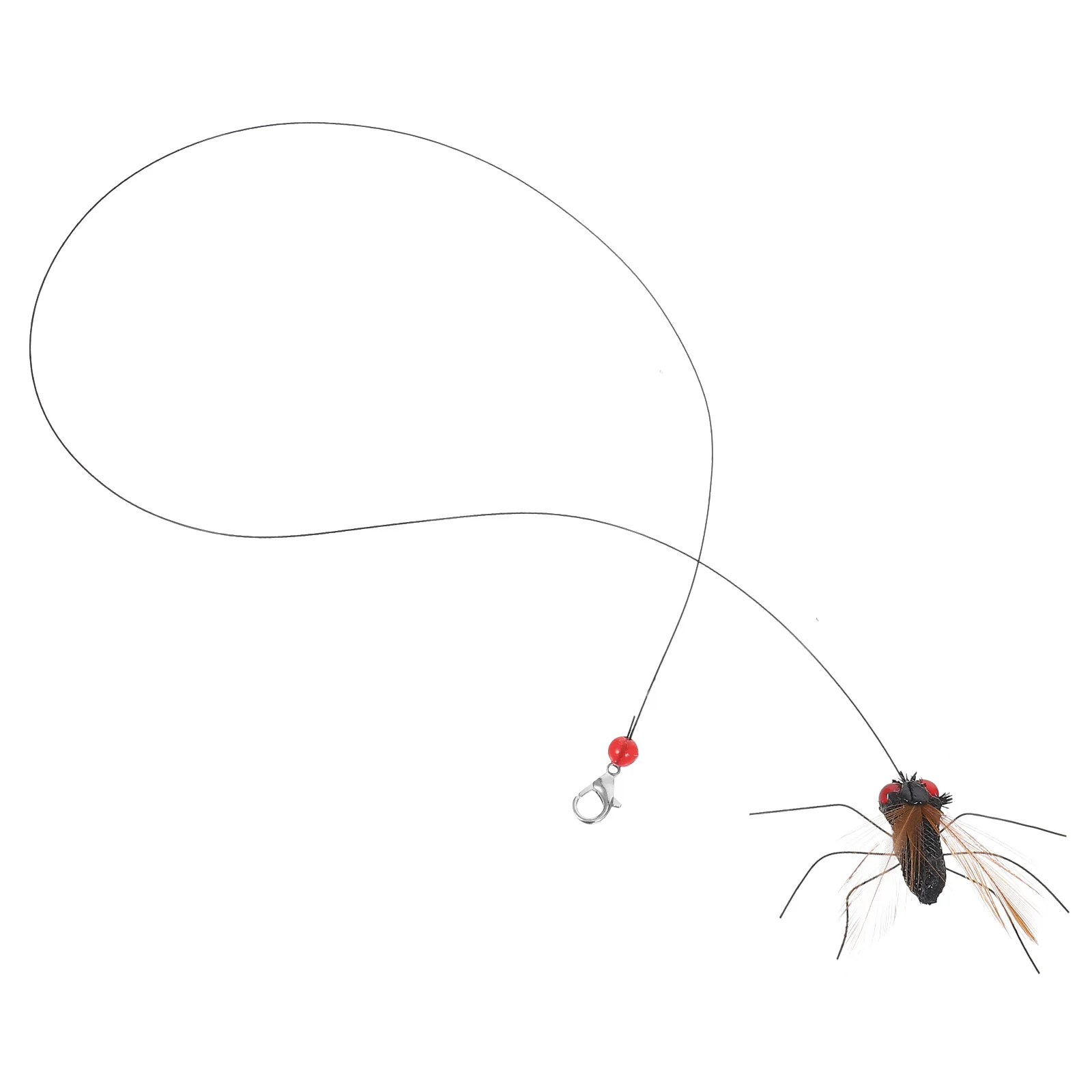 

2Pcs Interactive Cat Teaser Stick Refill Simulation Insect Long String Kitten Enrichment Indoor Pet Hunting Refills