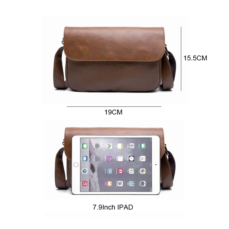 2024 Popular Small Shoulder Bags For men Pu Leather Fashion Crossbody Bag Business Travel Sports Mobile Phone  Messenger Bag