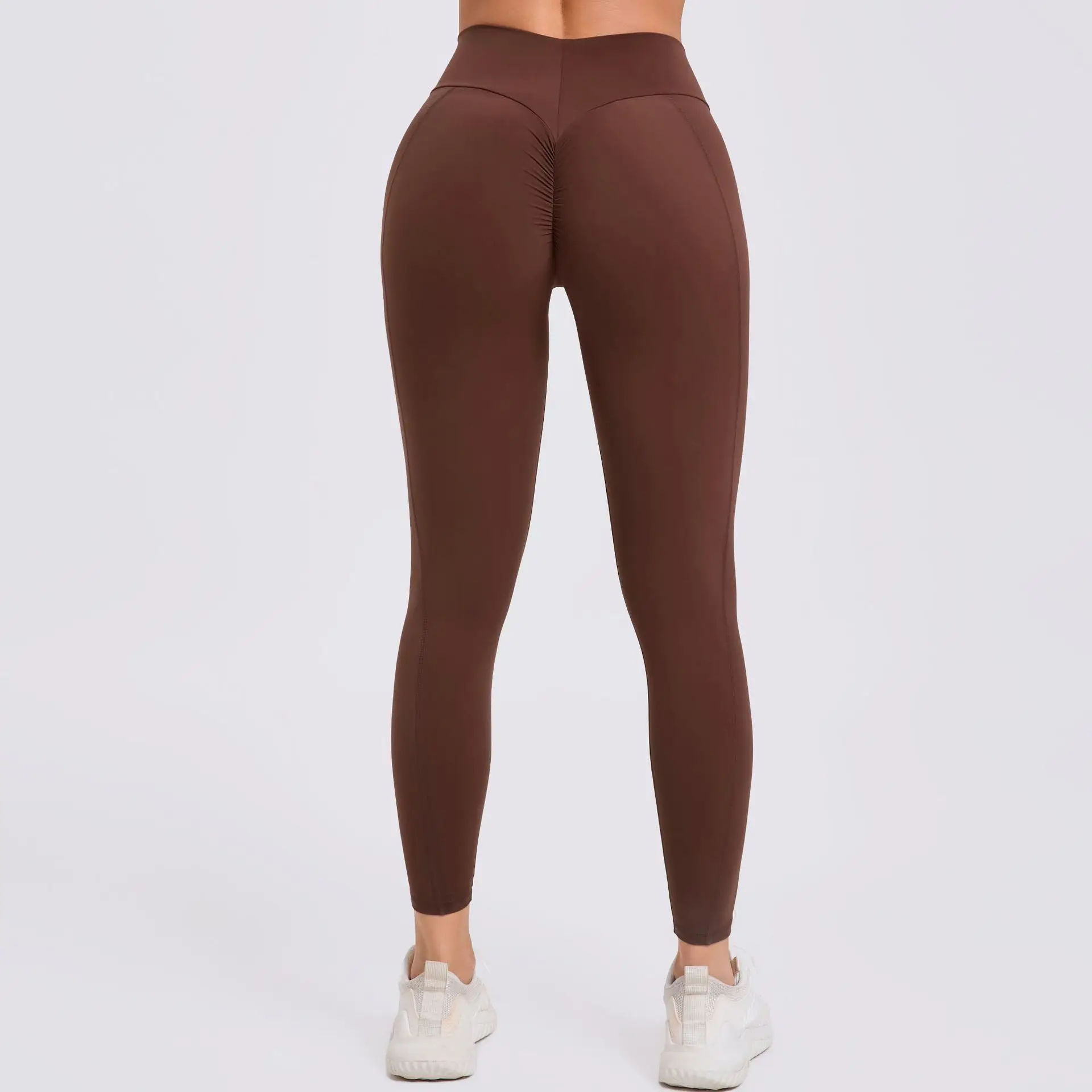 

Yoga Pants Sports Leggings Women Running Fitness High Waist Seamless Gym Push Up Scrunch Butt Leggings Women Workout Tights