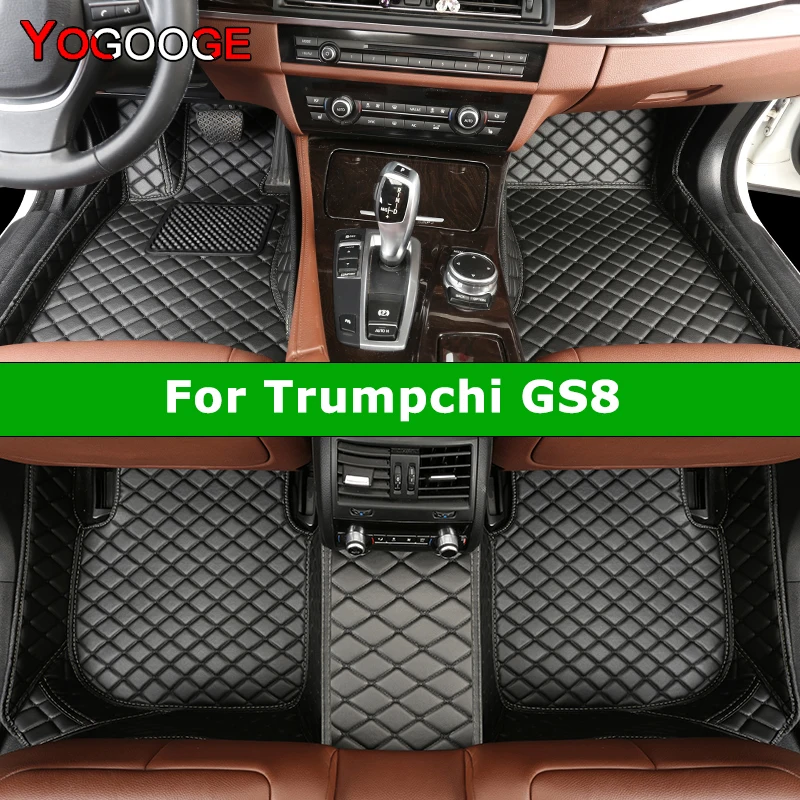 

YOGOOGE Custom Car Floor Mats For Trumpchi GS8 Auto Carpets Foot Coche Accessorie