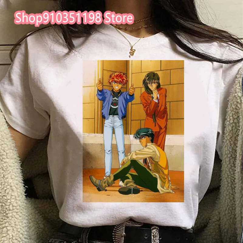 Nuove donne carino Anime Fushigi Yuugi Harajuku modello stampato t-Shirt femminile stile giapponese Casual o-collo Manga camicia a maniche corte