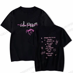 Rapper Lil Peep Cotton T-Shirts Print Men Women Hip Hop Casual Short Sleeve T Shirt Oversized Harajuku Unisex Tees Tops Clothing