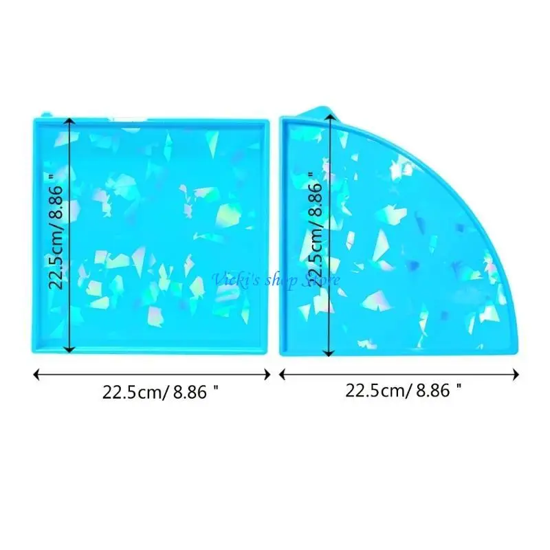 1 مجموعة سهلة التنظيف قالب من السيليكون خزانة عرض صنع قالب مجوهرات ملحق قالب صب لعشاق DIY