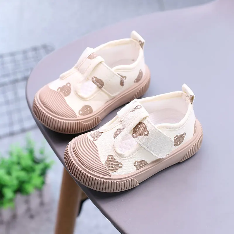 Infant Kids toddler shoes baby bottom canvas shoes Boys Girls Casual Sneakers Soft Sole Non-Slip Toddler Shoes First Walkers