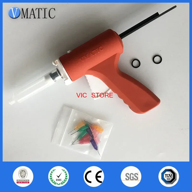 Free Shipping Quality 10ml 10cc Manual Syringe Epoxy Caulking Adhesive Single Liquid Glue Dispenser Gun