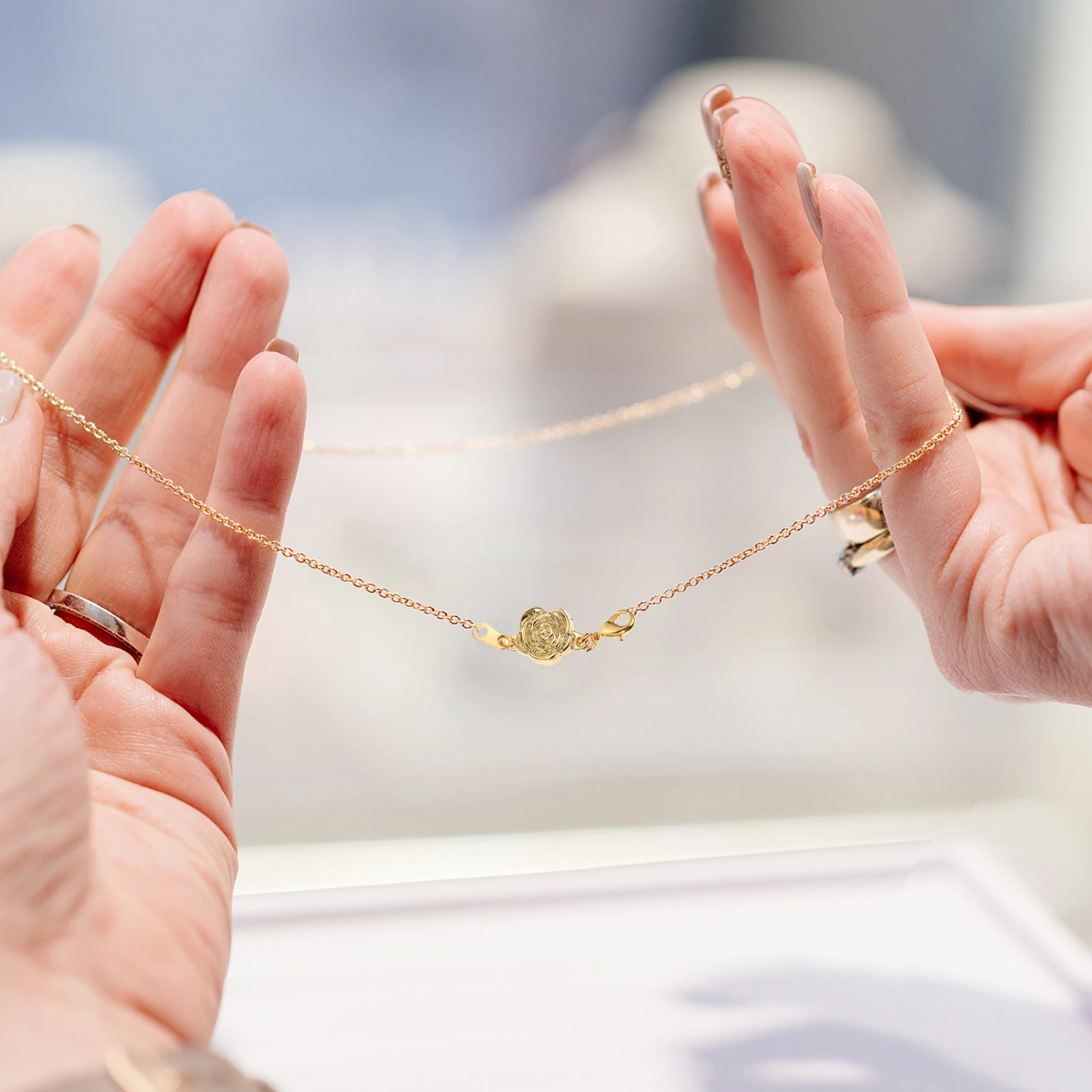 

4Pcs Necklace Bracelet High-Quality Materials Reasonable Design for Jewelry Making and Repair