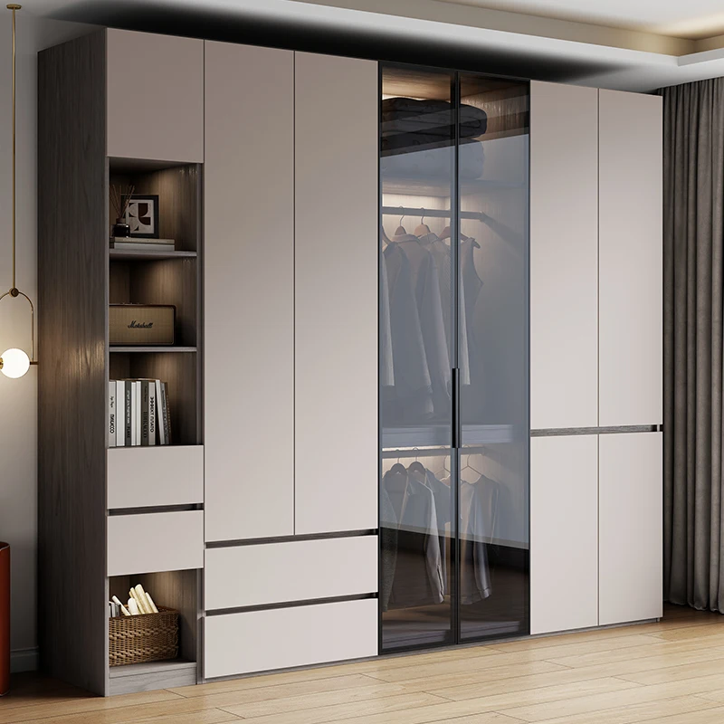 

Display Drawers Wardrobe Shelves Jewelry Open Filing Mirror Cabinets Partitions Wardrobe Clothes Storage Ropero Home Furniture