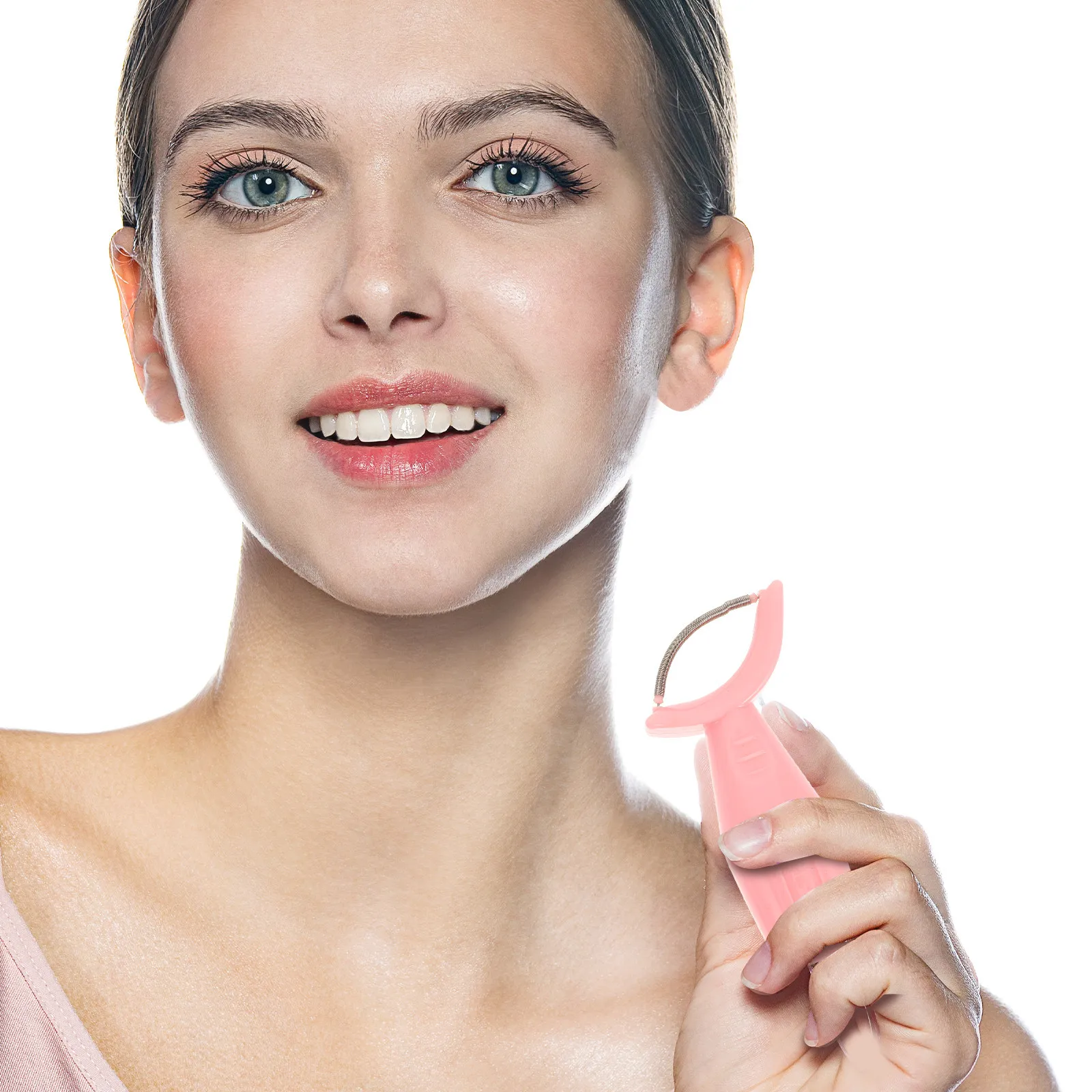 

Набор из 2-х ручных пружинных эпиляторов для удаления волос на лице, портативное устройство для женщин, точное средство для удаления волос на губах, щеках и подбородке