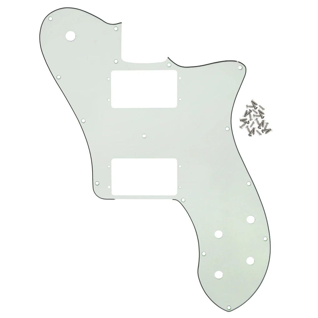 FLEOR 1PCS Mexico 72 TL Deluxe Reissue Guitar Pickguard Humbucker Pick Guard with Screws for Guitar Parts