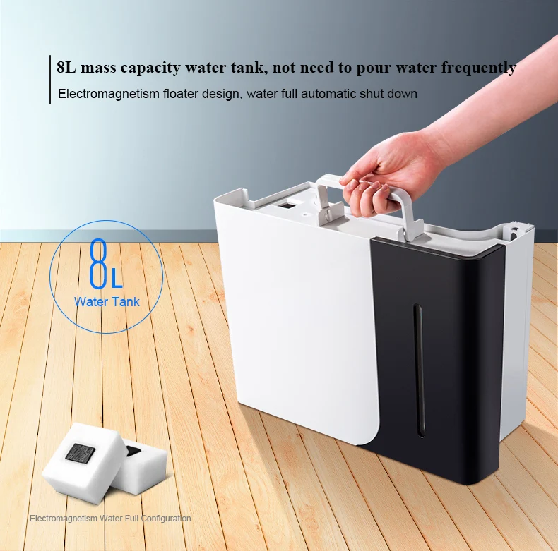 شعبية مزيل الرطوبة المنزل الطابق السفلي مزيل الرطوبة مزيل الرطوبة الصناعي عالية الطاقة