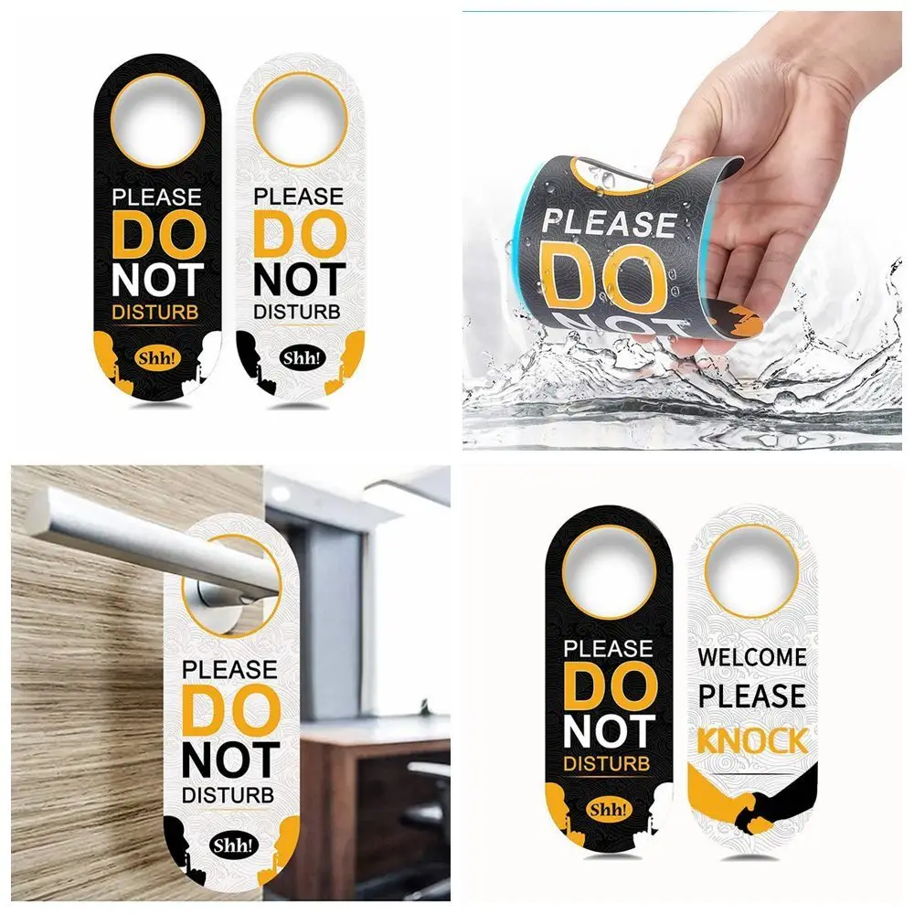 Double Sided Hanging Home Decoration Do Not Disturb Signs Door Knobs Hanger Pendant Door Hanger Tags Club Cafe Hotel Pendant