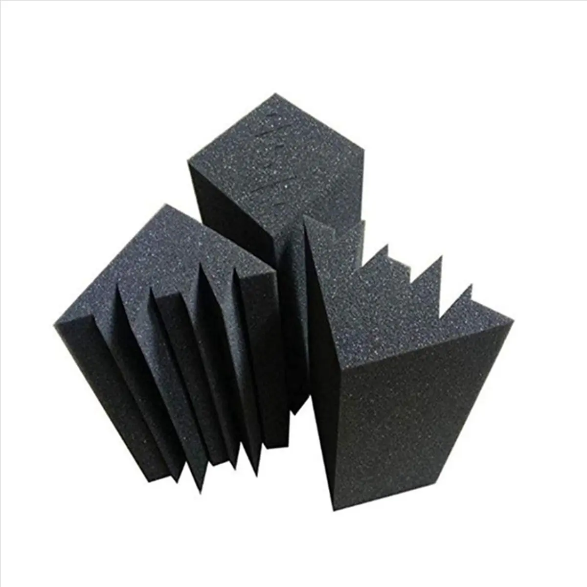 Carefree- 20 Pcs Acoustic Panels Studio Acoustic Soundproof Foam,Sound Treatment Bass Trap Corner,Sound Panels Wedges,12X12X48cm