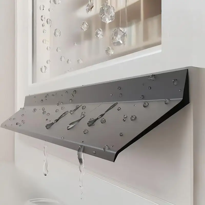 Silicone Window Rain Barrier Strip 2M Freeze Resistant Water Blocker for Cold Weather Window Door Sill Leak Sealing