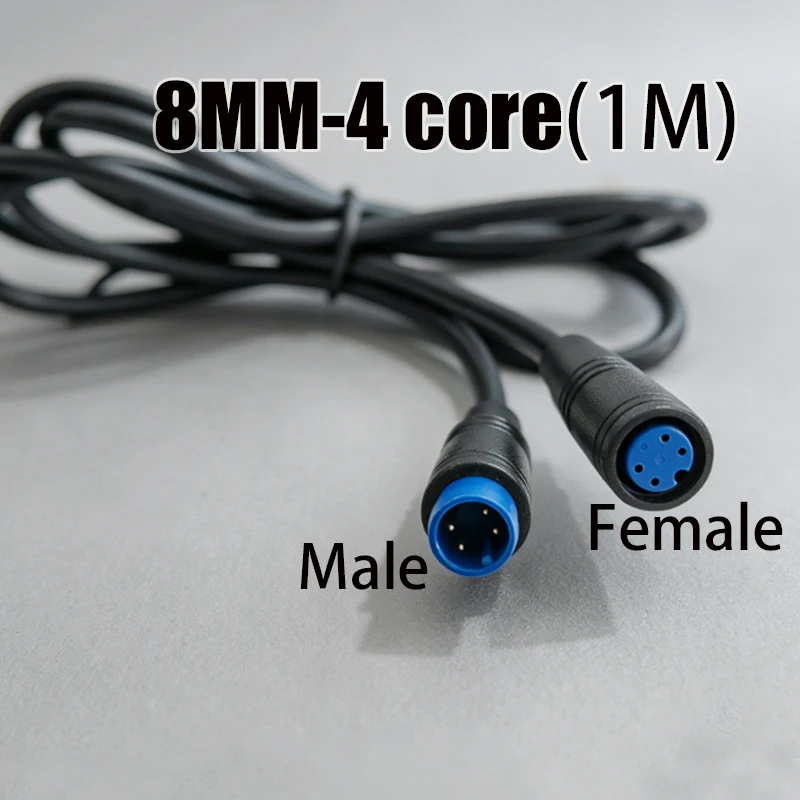 1M M6/M8-2/3/4/5/6-Pin Stecker auf Buchse Julet Elektrisches Verbindungskabel Steckverbinder Roller Bremse Wasserdichtes Signalsensor-Kabel – Detail 20
