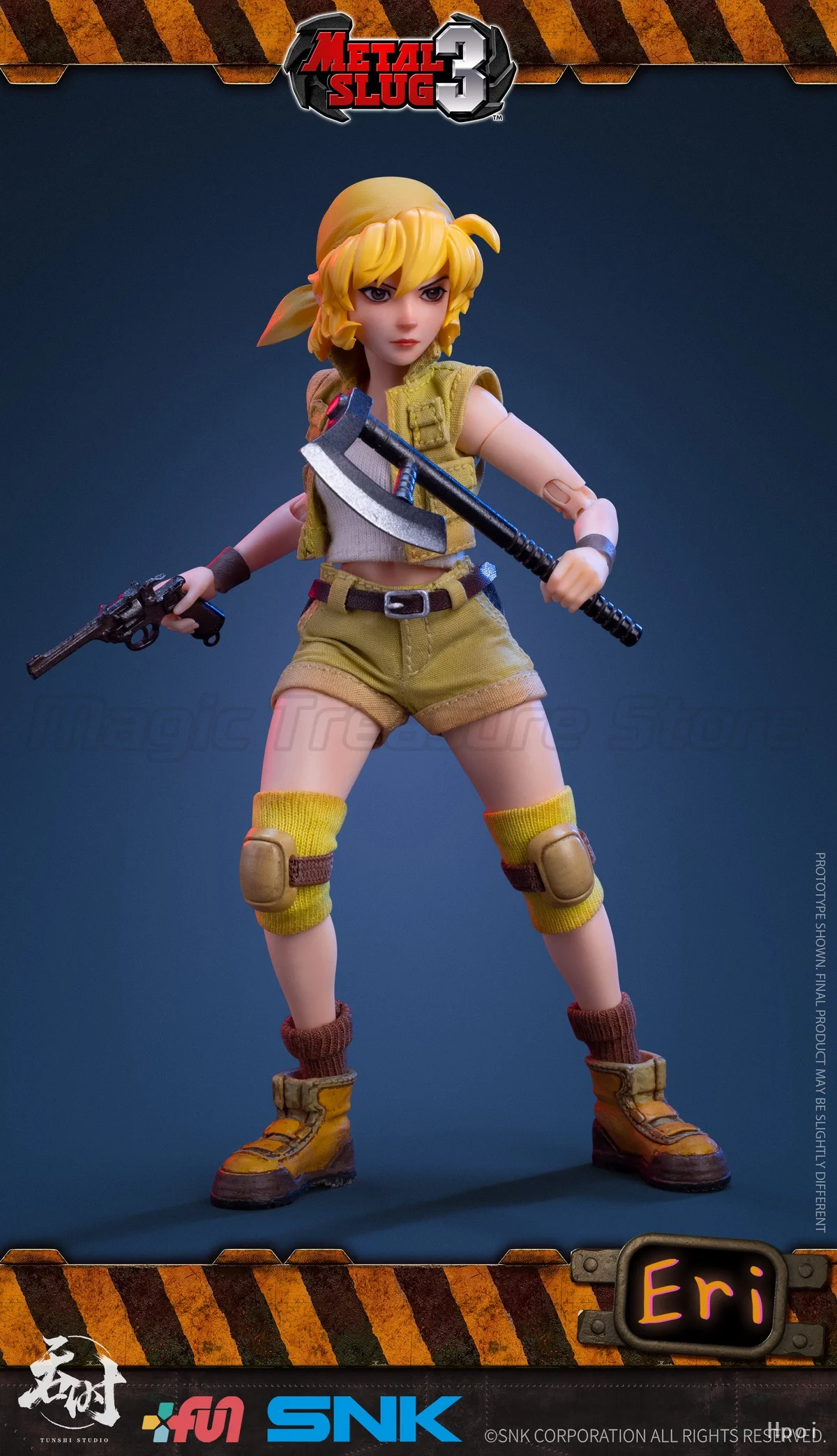【MT】Original TUN SHI Metal Slug 3 Eri Kasamoto Fiolina Germi 1/12 Action Figure Toy Collection - view 3