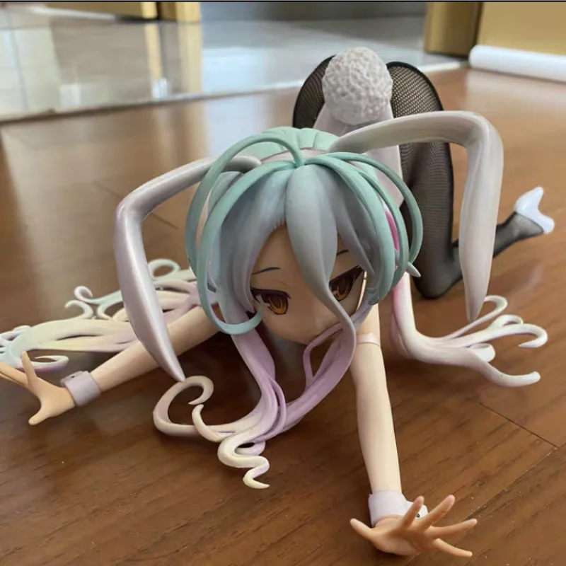 

In Stock 1/4 Anime Girl Figures No Game No Life B-style Jibril Bunny Ver. Statue Figure Adult Collection Pvc Model Toy Gift