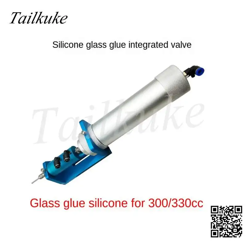 Customized Silicone Cylinder Dispensing Valve Double Action Dispensing Valve Glass Adhesive Glue Cartridge Dispenser