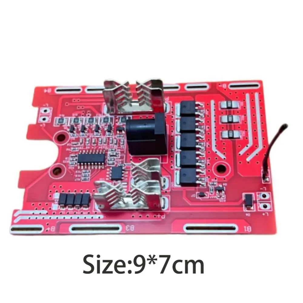 21V Balanced Protection Plate High Power 5Mos Temperature Control Board Repairing Lithium-Ion Battery PCB for Makita Power Tools