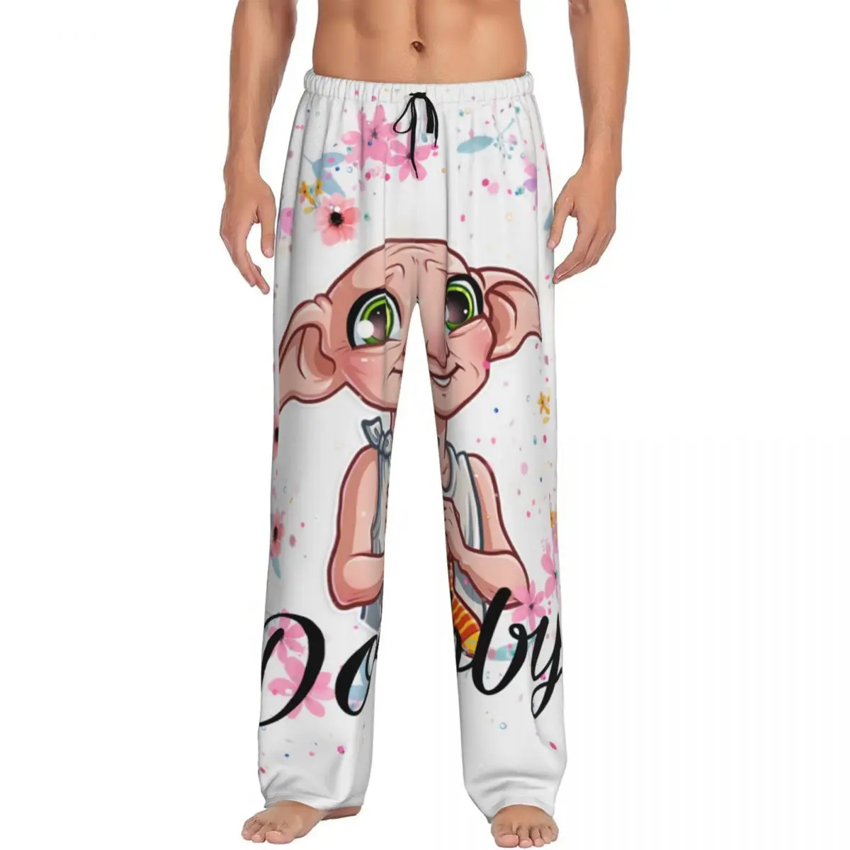 

Custom Dobby Pajama Pants Men Magic Movie Lounge Sleep Drawstring Sleepwear Bottoms with Pockets