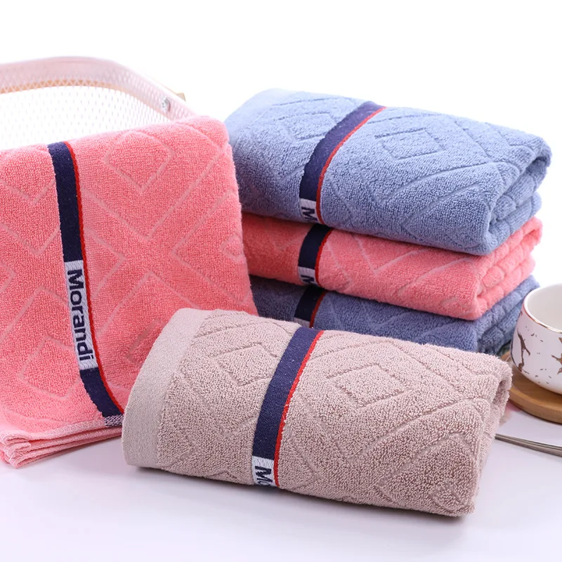 Large Three-piece 4090 Bath Towel Set Extra Long Thick Cotton Sport Towel Sweat Absorbent Soft Water Absorbing Bath Towel
