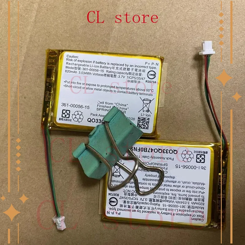 100% NEW  FOR  Garmin 361-00056-15 820mAh battery 820mAh