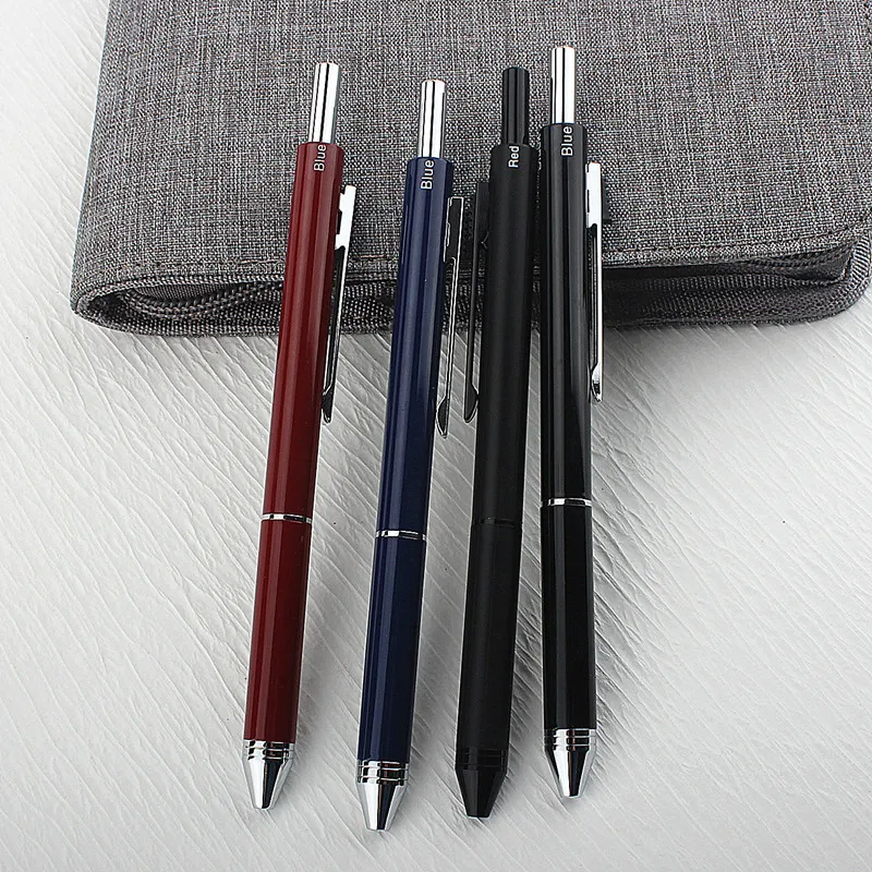 

4 в 1 металлическая многофункциональная ручка шариковые ручки 0,7 мм карандаш многофункциональный инструмент Многофункциональный