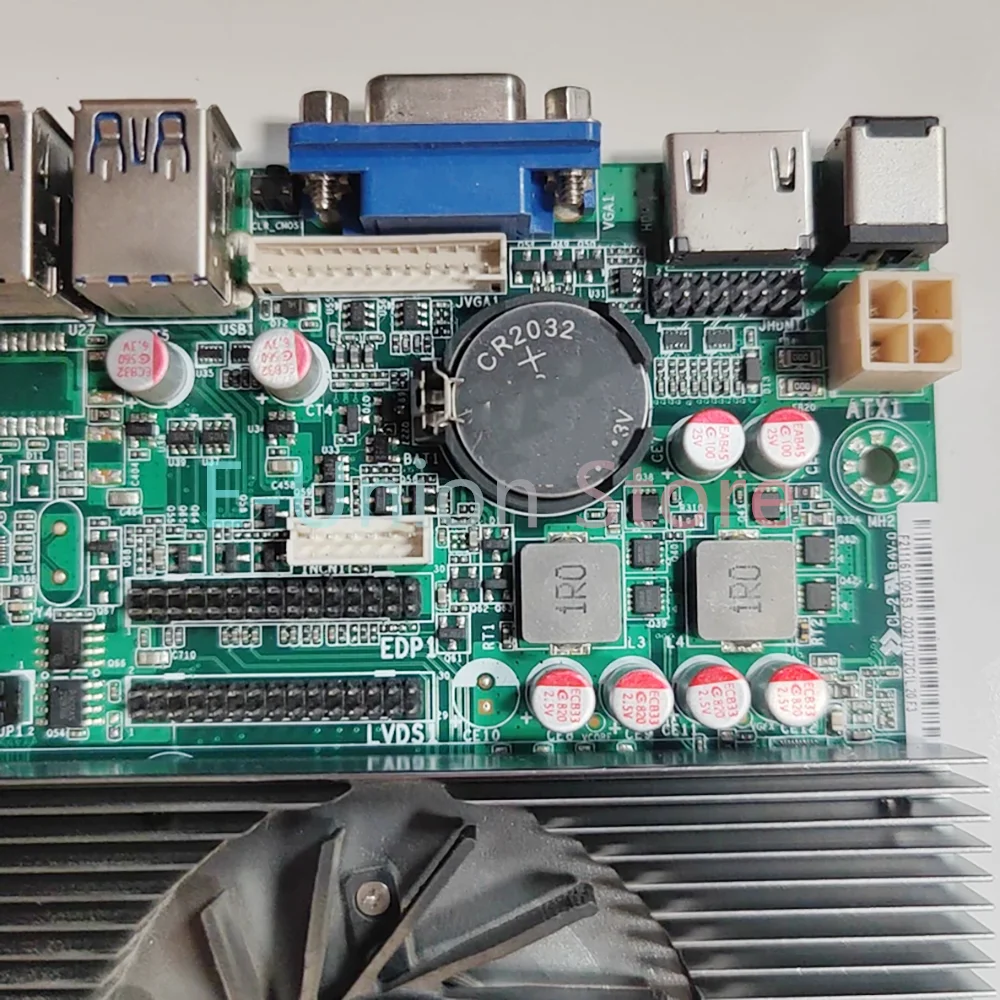 ZO-3217UT-2C1L Industrial Control Motherboard 17 * 17 Mini Motherboard Supports LVDS+EDP Dual Display Interface